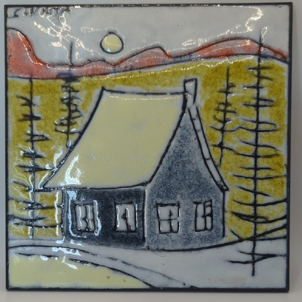 Vintage Charles Sucsan Ceramic Tile